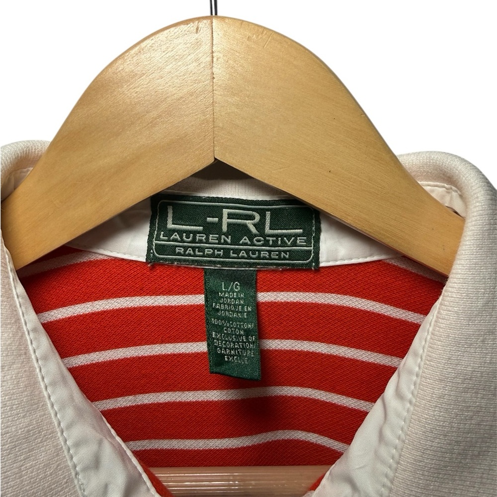 Lauren Ralph Lauren Active Women's Sleeveless Polo Shirt Vintage Size Large - Picture 4 of 5